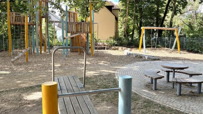 Erbenheim: Südlicher Spielbereich an der Moabiter Straße nach Umbau wieder nutzbar