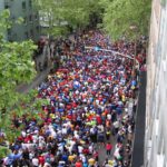 Gutenberg Halbmarathon sorgt für Sperrungen der Theodor Heuss Brücke und Innenstadt in Mainz
