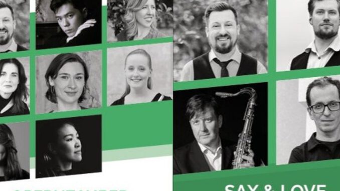 Opern- und Swingprogram im Garten des Eltzer Hofs an einem Augustwochenende