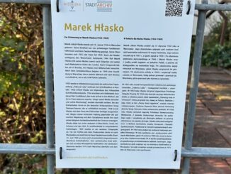 Wiesbaden bringt Gedenktafel für den polnischen Schriftsteller Marek Hłasko an