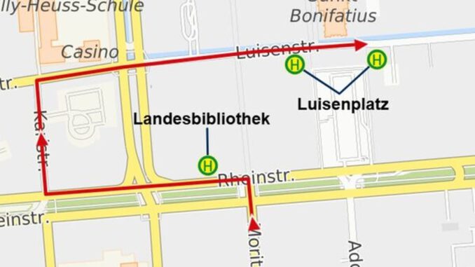 Wiesbaden: Mehrere Buslinien ab 12. Januar wegen Sperrung in der Schwalbacher Straße umgeleitet Wiesbaden: Mehrere Buslinien ab 12. Januar wegen Sperrung in der Schwalbacher Straße umgeleitet