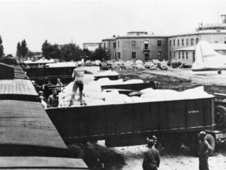 Wiesbadener Luftbrückenfoto Teil der neu gestalteten Dauerausstellung in Bonn